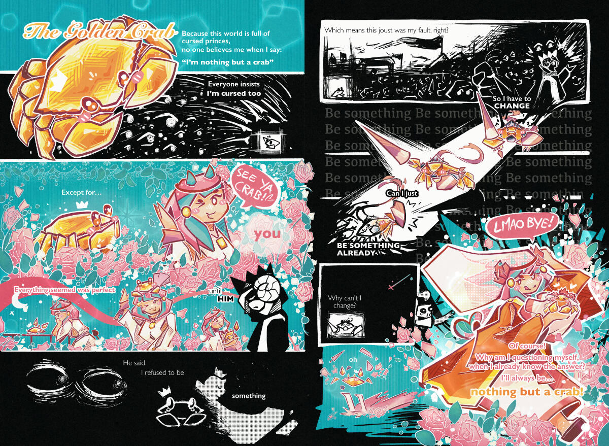 The Golden Crab Comic Illustration The Golden Crab Comic Illustration