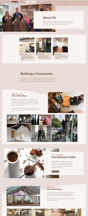 About Us Tab Website Design