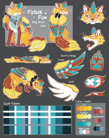 Firbet Fox Mascot Design Character Design